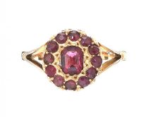 EDWARDIAN 15CT GOLD AMETHYST RING at Ross's Online Art Auctions