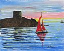RED SAILS by Anthony Doyle at Ross's Online Art Auctions