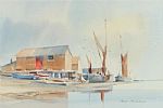 BOATS & SHEDS ON THE EAST COAST by Dennis John Hanceri at Ross's Online Art Auctions