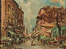 THE STREET MARKET by Continental School at Ross's Online Art Auctions