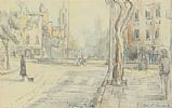 SHAFTESBURY SQUARE by John T. Bannon at Ross's Online Art Auctions