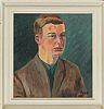 MALE PORTRAIT by Percy at Ross's Online Art Auctions
