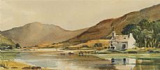 THE PENNY FERRY, LOCH ETIVE, ARGYLL by Tom Kerr at Ross's Online Art Auctions