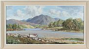 BEACHED BOAT, DONEGAL by Rowland Hill RUA at Ross's Online Art Auctions