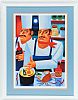 HOT IN THE KITCHEN by Graham Knuttel at Ross's Online Art Auctions