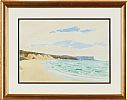 BEACH ON THE ANTRIM COAST by Jose Irwin at Ross's Online Art Auctions