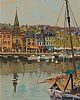 HARBOUR AT CAPRICE by Liam Treacy at Ross's Online Art Auctions