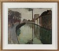 REFLECTIONS ON THE CANAL by Norah McGuinness HRHA at Ross's Online Art Auctions