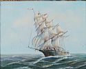 TALL SHIP SAILING by Ambrose at Ross's Online Art Auctions