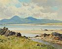 ACROSS DUNDRUM BAY FROM ST JOHN'S POINT, COUNTY DOWN by Maurice Canning Wilks ARHA RUA at Ross's Online Art Auctions
