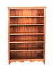 LATE VICTORIAN MAHOGANY OPEN BOOKCASE at Ross's Online Art Auctions