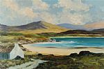 DONEGAL SHORE by Hugh McIlfatrick at Ross's Online Art Auctions