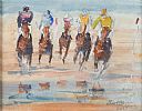 HORSE RACING by Bill O'Brien at Ross's Online Art Auctions
