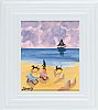 FUN AT THE BEACH by John Ormsby at Ross's Online Art Auctions