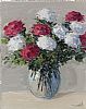 RED & WHITE ROSES IN A VASE by Vivek Mandalia at Ross's Online Art Auctions