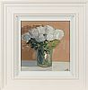 STILL LIFE, WHITE FLOWERS by Vivek Mandalia at Ross's Online Art Auctions
