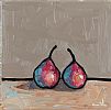 TWO RED PEARS by Vivek Mandalia at Ross's Online Art Auctions