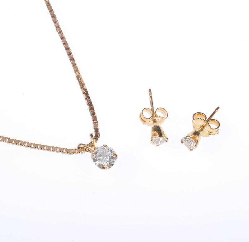 Royal Collection | Pear & Marquise Diamond Necklace & Earrings –  YESSAYAN.com