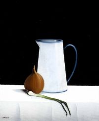 WHITE JUG by Kevin Meehan at Ross's Online Art Auctions