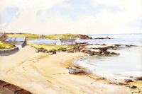 PORTBALLINTRAE by Frank Fitzsimons at Ross's Online Art Auctions