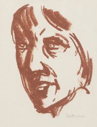 HEAD OF A WOMAN by Colin Middleton RHA RUA at Ross's Online Art Auctions