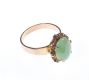 9 CARAT ROSE GOLD JADE RING at Ross's Online Art Auctions