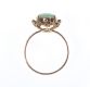 9 CARAT ROSE GOLD JADE RING at Ross's Online Art Auctions