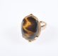 9 CARAT GOLD TIGER'S EYE RING at Ross's Online Art Auctions