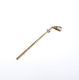 9 CARAT GOLD GOLF CLUB BAR BROOCH WITH SEED PEARL at Ross's Online Art Auctions