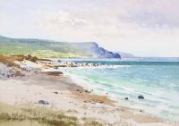 ANTRIM COAST by David Long UWS at Ross's Online Art Auctions