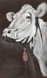 COW NUMBER 15 by Con Campbell at Ross's Online Art Auctions