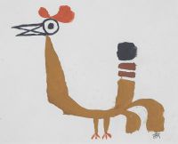 WATTLE BIRD (AUSTRALIAN SERIES) by Colin Middleton RHA RUA at Ross's Online Art Auctions
