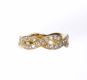 18CT GOLD & DIAMOND TWIST RING at Ross's Online Art Auctions
