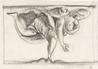 STUDY FOR FIGURE FROM THE TOY BOX by Colin Middleton RHA RUA at Ross's Online Art Auctions