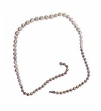 18CT WHITE GOLD & DIAMOND NECKLACE at Ross's Online Art Auctions