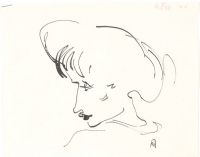 KATE IN PROFILE by Colin Middleton RHA RUA at Ross's Online Art Auctions