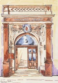 THE LINENHALL LIBRARY by Barbara Foote at Ross's Online Art Auctions