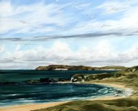 WHITEPARK BAY by Mark McMeekin at Ross's Online Art Auctions