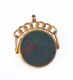 9CT ROSE GOLD & BLOODSTONE SWIVEL FOB at Ross's Online Art Auctions