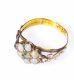 ANTIQUE GOLD & OPAL CLUSTER RING at Ross's Online Art Auctions