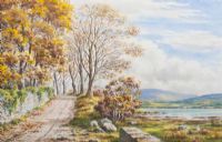 NEAR DONEGAL TOWN by George Farrell at Ross's Online Art Auctions