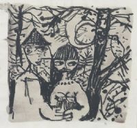 COUPLE WITH BIRD by Colin Middleton RHA RUA at Ross's Online Art Auctions