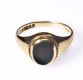 GENT'S 9CT GOLD & BLOODSTONE SIGNET RING at Ross's Online Art Auctions