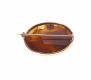 GOLD & AGATE OVAL BROOCH at Ross's Online Art Auctions