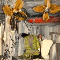 YELLOW FLOWERS by Colin Flack at Ross's Online Art Auctions