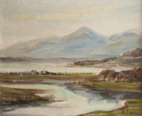 DONARD FROM BLACKSTAFF by Vittorio Cirefice at Ross's Online Art Auctions