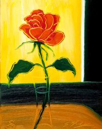 ROSE ON A SUNNY DAY by Stephen McFarlane at Ross's Online Art Auctions
