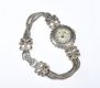 LADY'S STAINLESS STEEL CASED WRIST WATCH WITH MESH BRACELET at Ross's Online Art Auctions