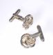 STERLING SILVER CUFFLINKS; IAN FLAHERTY, LONDON at Ross's Online Art Auctions
