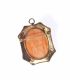 14CT GOLD & CORAL CAMEO BROOCH at Ross's Online Art Auctions